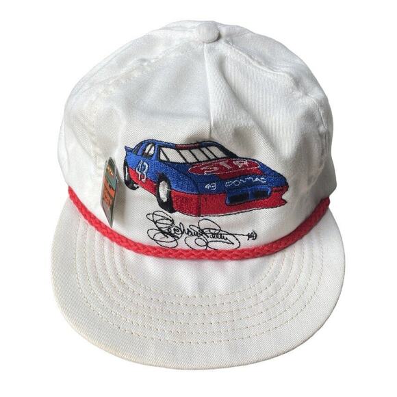 VTG Richard Petty STP Racing 30th Anniversary Pin USA Made Snapback Hat Cap - Picture 1 of 6